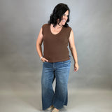Brown Misty Top Tops- Blouses THREAD & SUPPLY