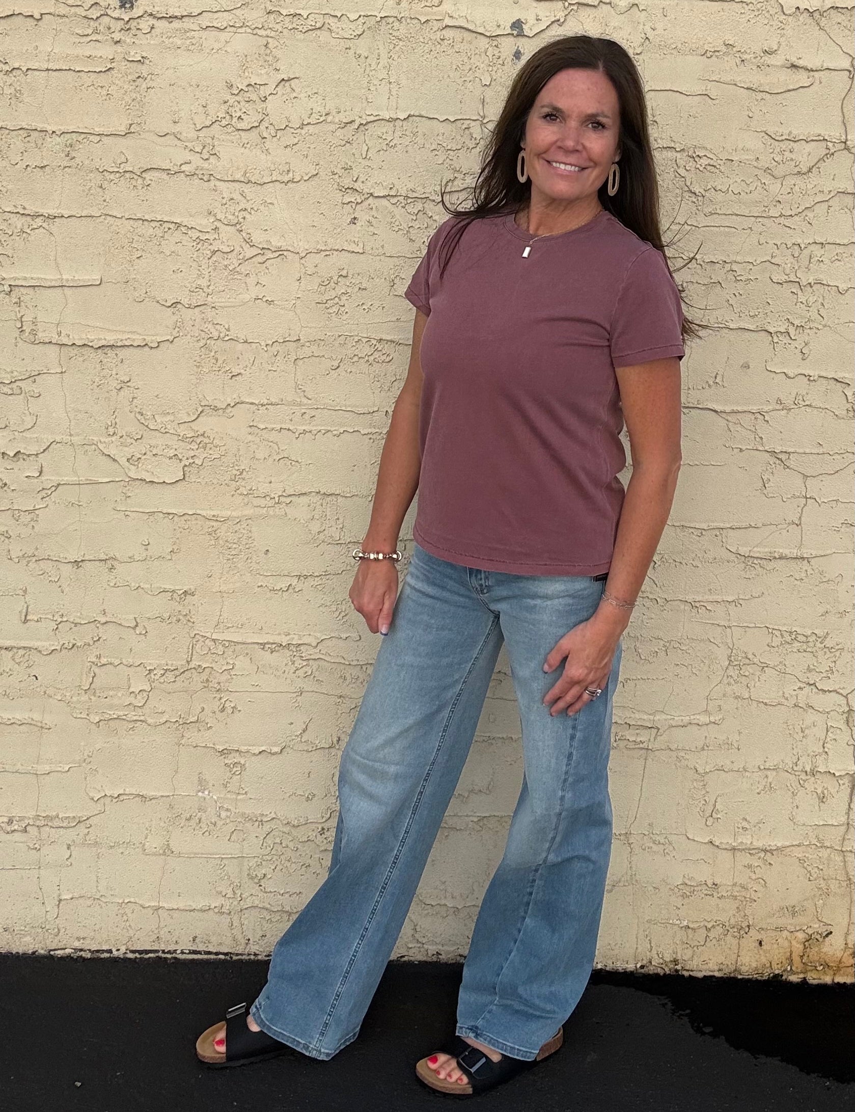 Zinfandel Asher Tee Tops- Tees THREAD & SUPPLY