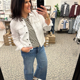 White Jackie Jacket Outerwear- Jackets THREAD & SUPPLY