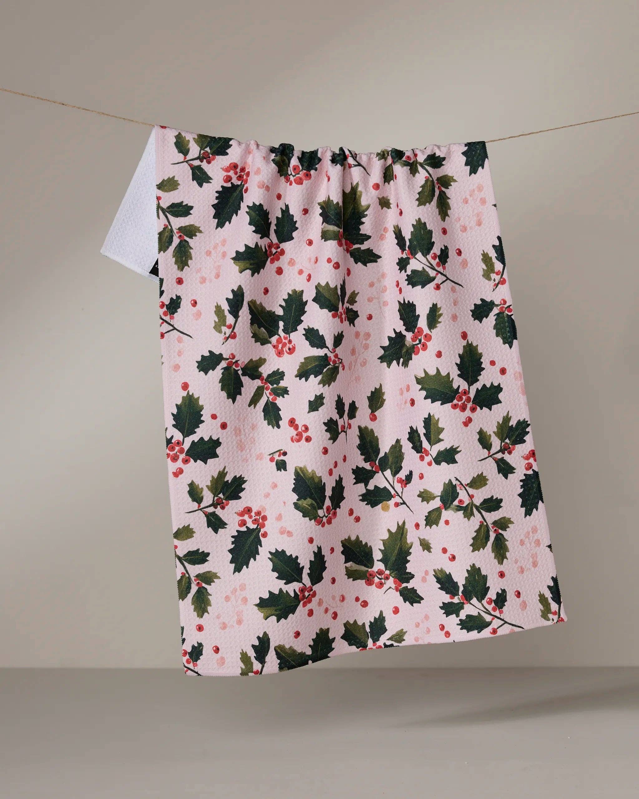 Blushberry Tea Towel Geometry