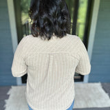 Camel Ivory Stripe Cassian Shirt Tops - Button Ups THREAD & SUPPLY