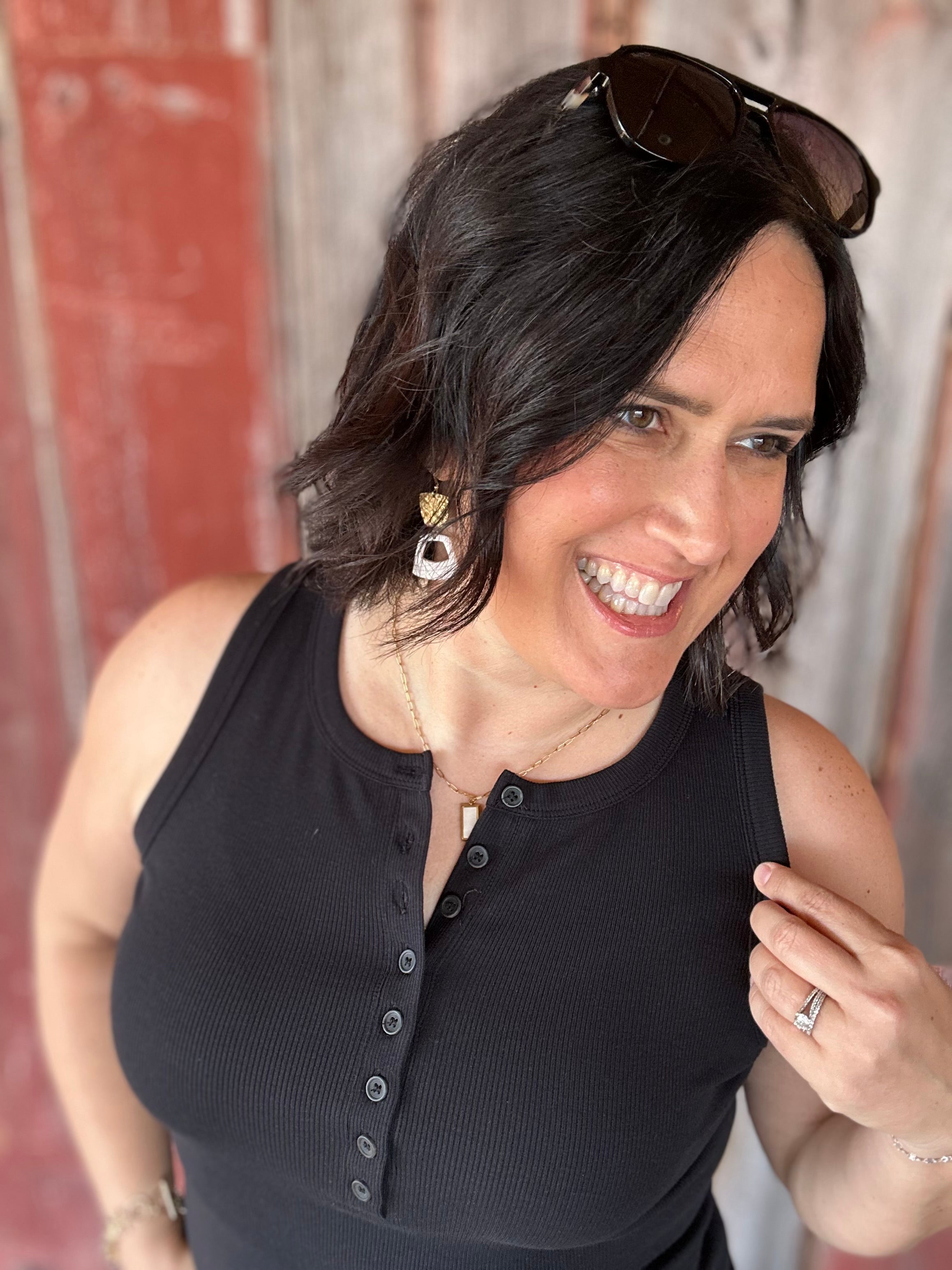 Black Elowen Tank Tops- Tanks THREAD & SUPPLY