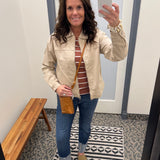 Washed Taupe Sophia Jacket