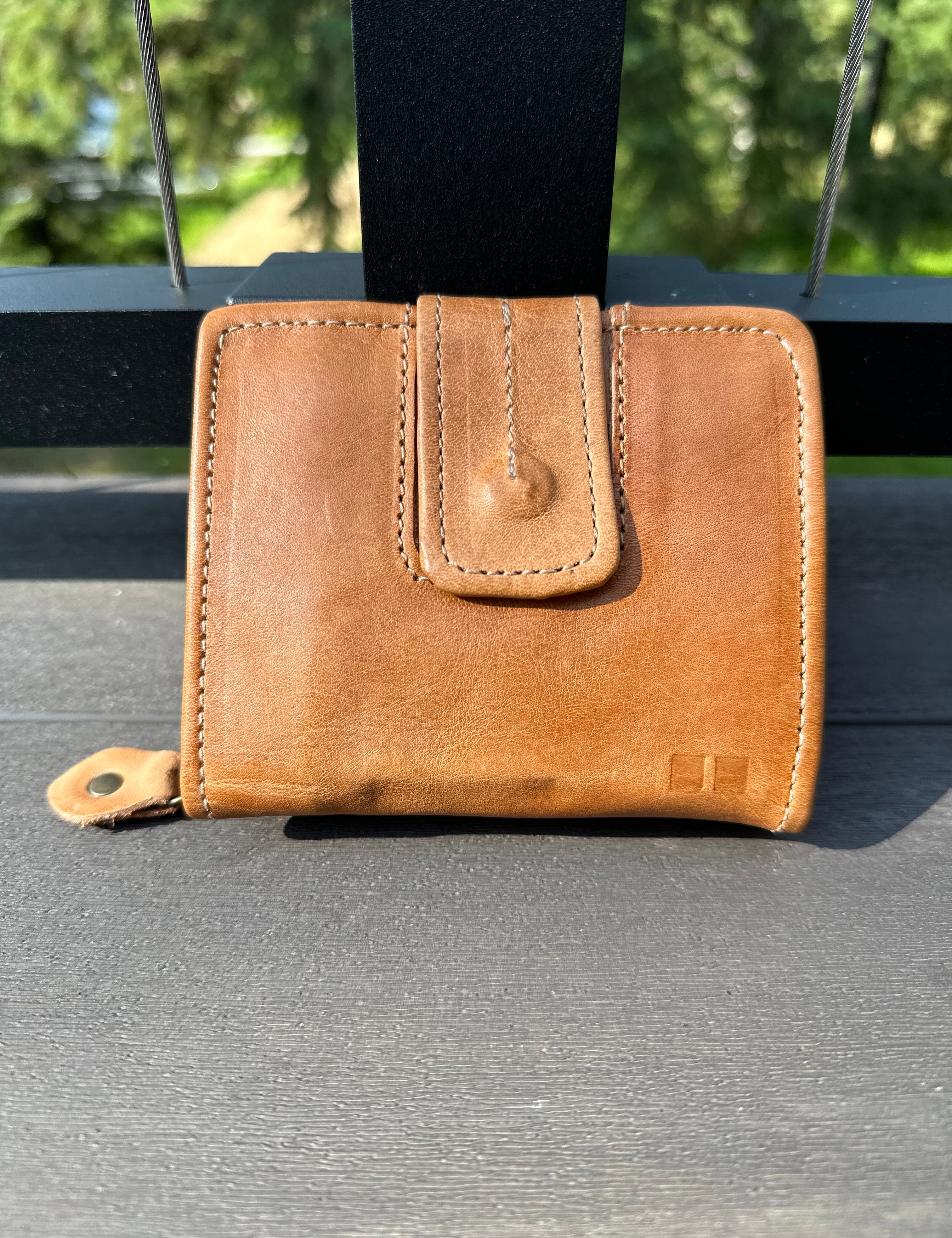 Bed|Stü Plus Wallet — Pecan DD Bags- Wallets & Wristlets BED STU