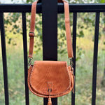 Half Moon Tan Rustic (Bed Stu) Bags- Purses BED STU