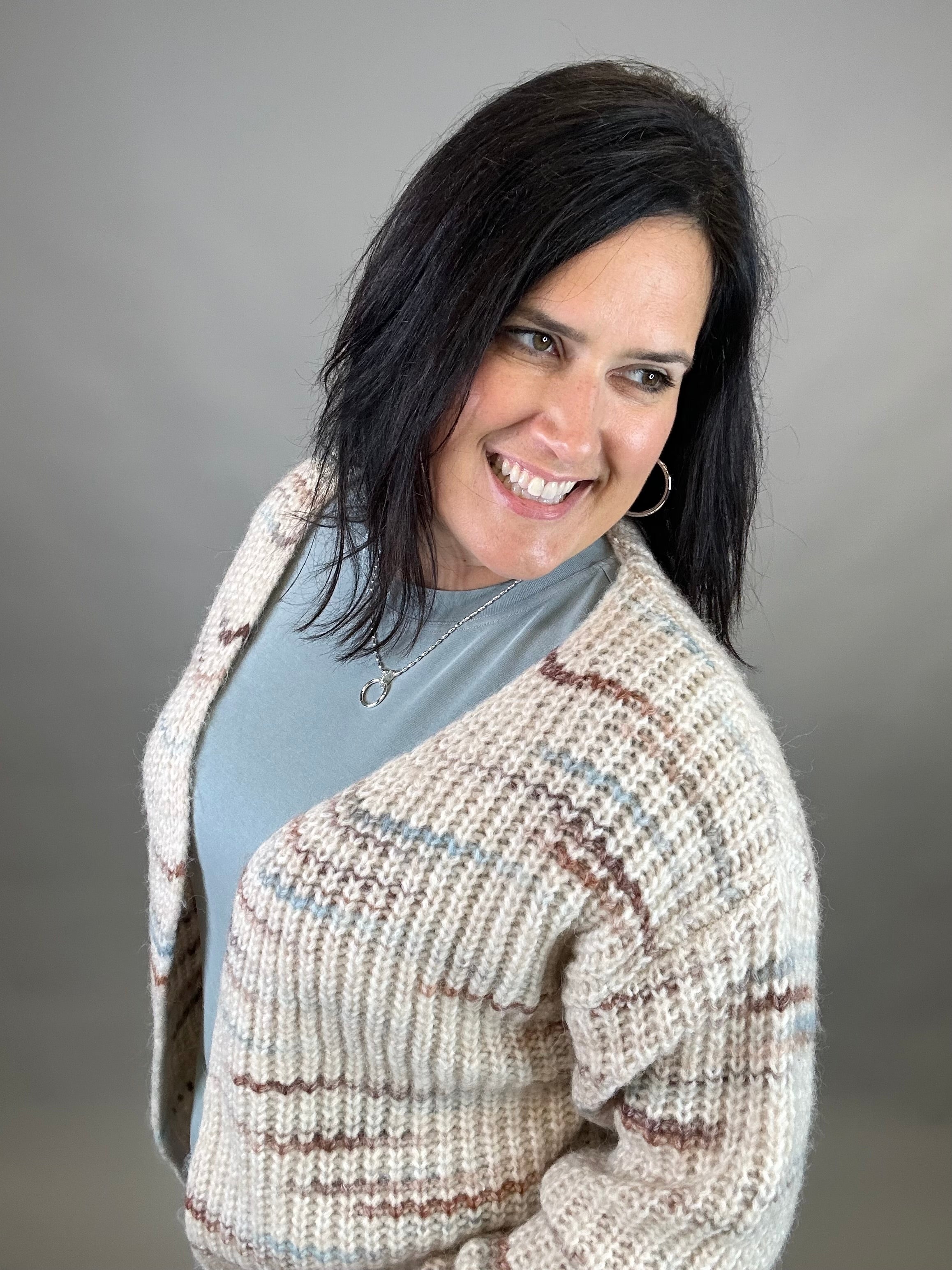 Dorset Balloon Sleeve Cardigan Tops- Cardigans FLAG AND ANTHEM