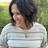 Sandstone Darby Stripe Sweater