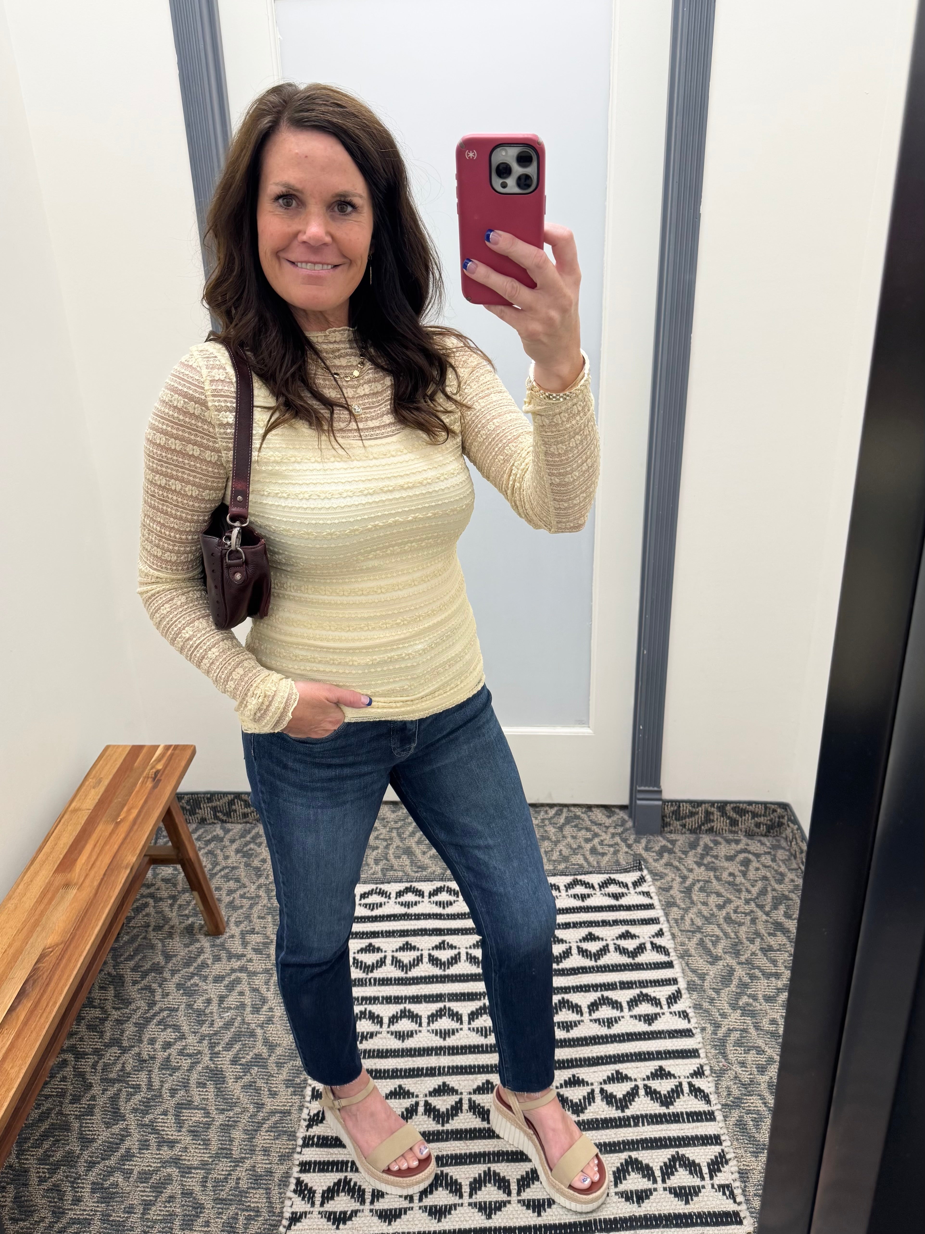 Butter Yellow Sheer Lace Top Tops- Blouses EE:SOME