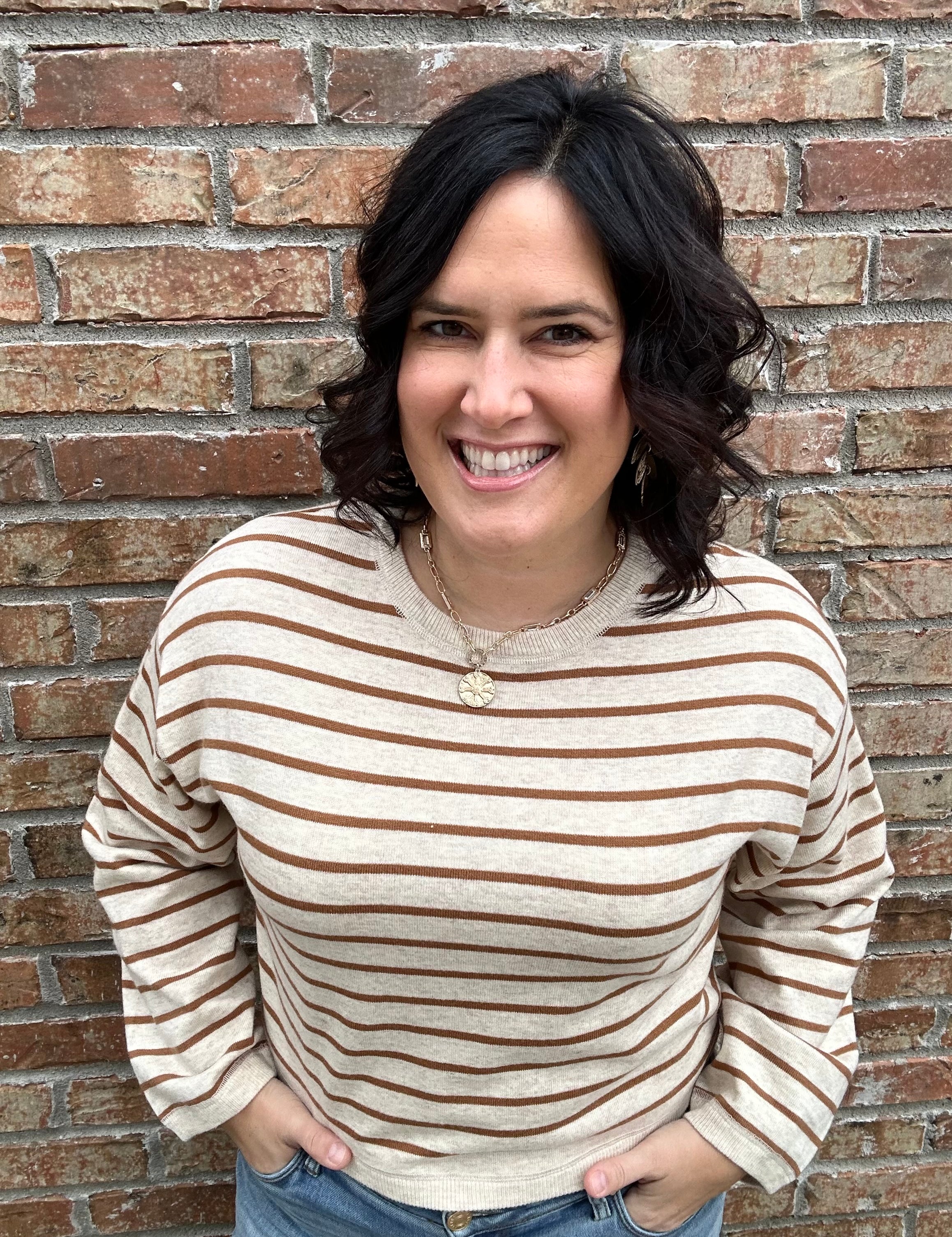 Oatmeal/Camel Soft Knitted Top Top - Sweater MIOU MUSE