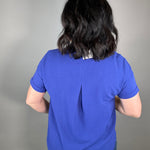 Royal Button Front Short Sleeve Tops - Button Ups STACCATO