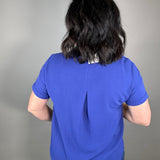 Royal Button Front Short Sleeve Tops - Button Ups STACCATO