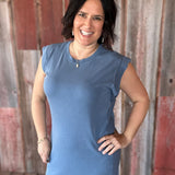 Washed Blue Avelin Dress Dresses THREAD & SUPPLY