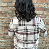 Tan/Black/Berry Adelaide Flannel