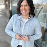 Light Blue Stripe Lewis Top Tops - Button Ups THREAD & SUPPLY