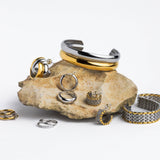 Waterproof Chunky Two-Tone Bracelet Brenda Grands Jewelry