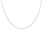 Waterproof Gold Micro Herringbone Necklace: Silver Brenda Grands Waterproof Jewelry