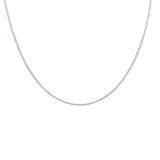 Waterproof Gold Micro Herringbone Necklace: Silver Brenda Grands Waterproof Jewelry