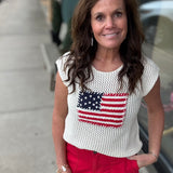 Ivory Flag Top Top - Sweater EE:SOME