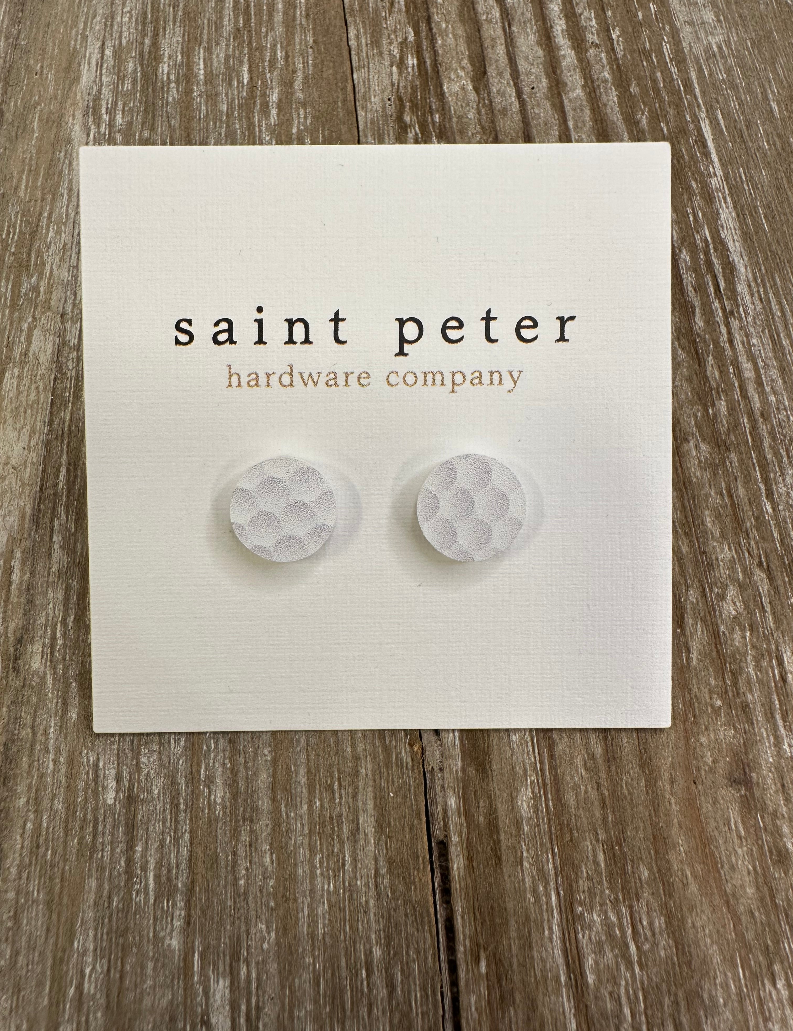Golf Ball Earrings Jewelry - Earrings St. Peter hardware