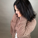 Raw Umber Lois Sweater Jacket Outerwear- Jackets THREAD & SUPPLY