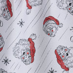 Claus Family Christmas Tea Towel Geometry