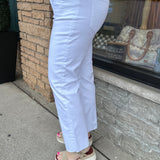 Optic White Avery Straight Jean Bottoms - Pants KUT FROM THE KLOTH