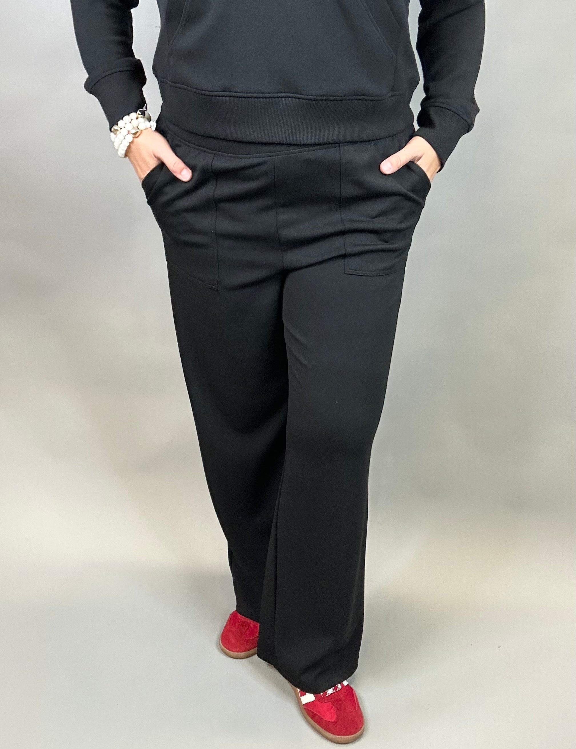 Black Doris Pants Bottom- Pants THREAD & SUPPLY