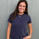 Navy Asher Tee