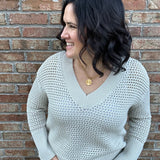 Cameron Crochet Sweater