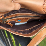 Half Moon Tan Rustic (Bed Stu) Bags- Purses BED STU