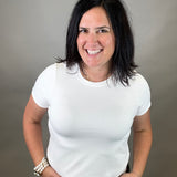 White Tanya Tee Top - Tee THREAD & SUPPLY