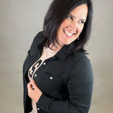 Black Mildred Top