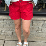 Jane High Rise Tomato Short Bottoms - Shorts KUT FROM THE KLOTH