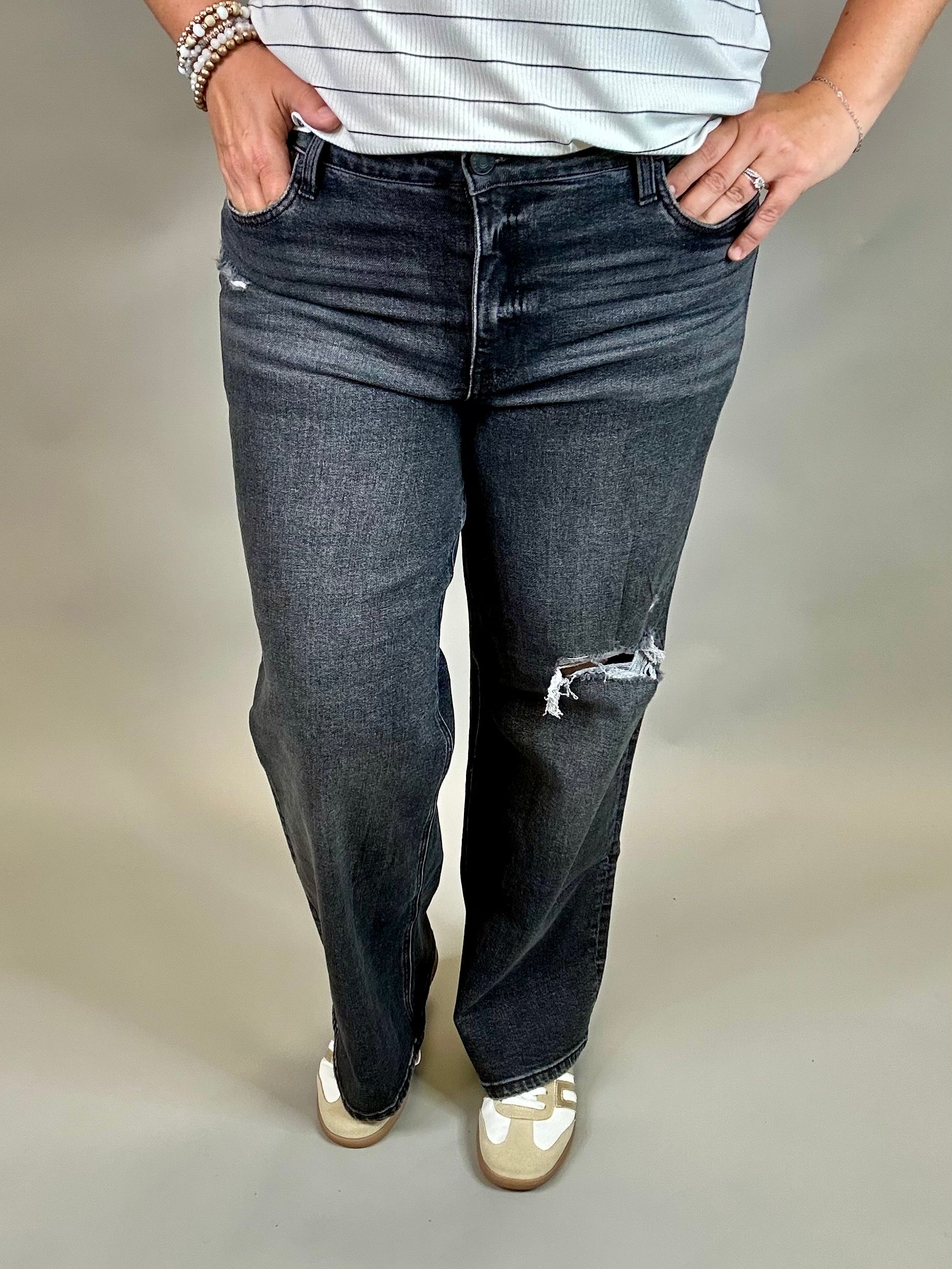 Jodi Momentous Wide Leg Jeans Bottom- Pants KUT FROM THE KLOTH