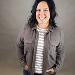 Brown Heather Cassian Shirt Tops - Button Ups THREAD & SUPPLY