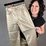 Gold Coated Charlotte Bottoms - Pants KUT FROM THE KLOTH