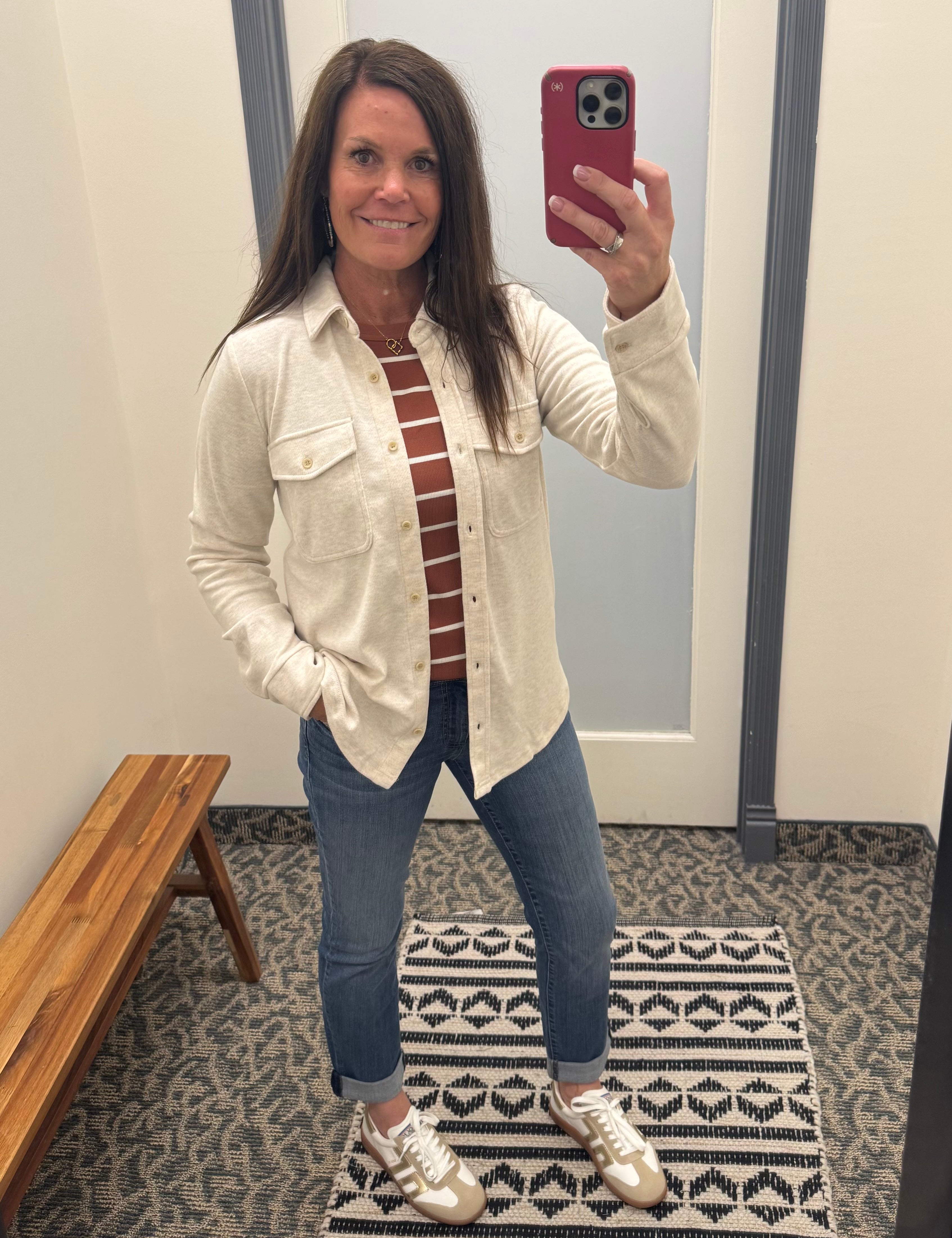 Heather Oatmeal Cassian Shirt Tops - Button Ups THREAD & SUPPLY