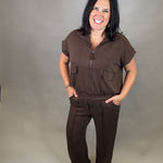 Espresso Modal Pants Bottoms - Pants DOE & RAE