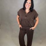 Espresso Modal Pants Bottoms - Pants DOE & RAE