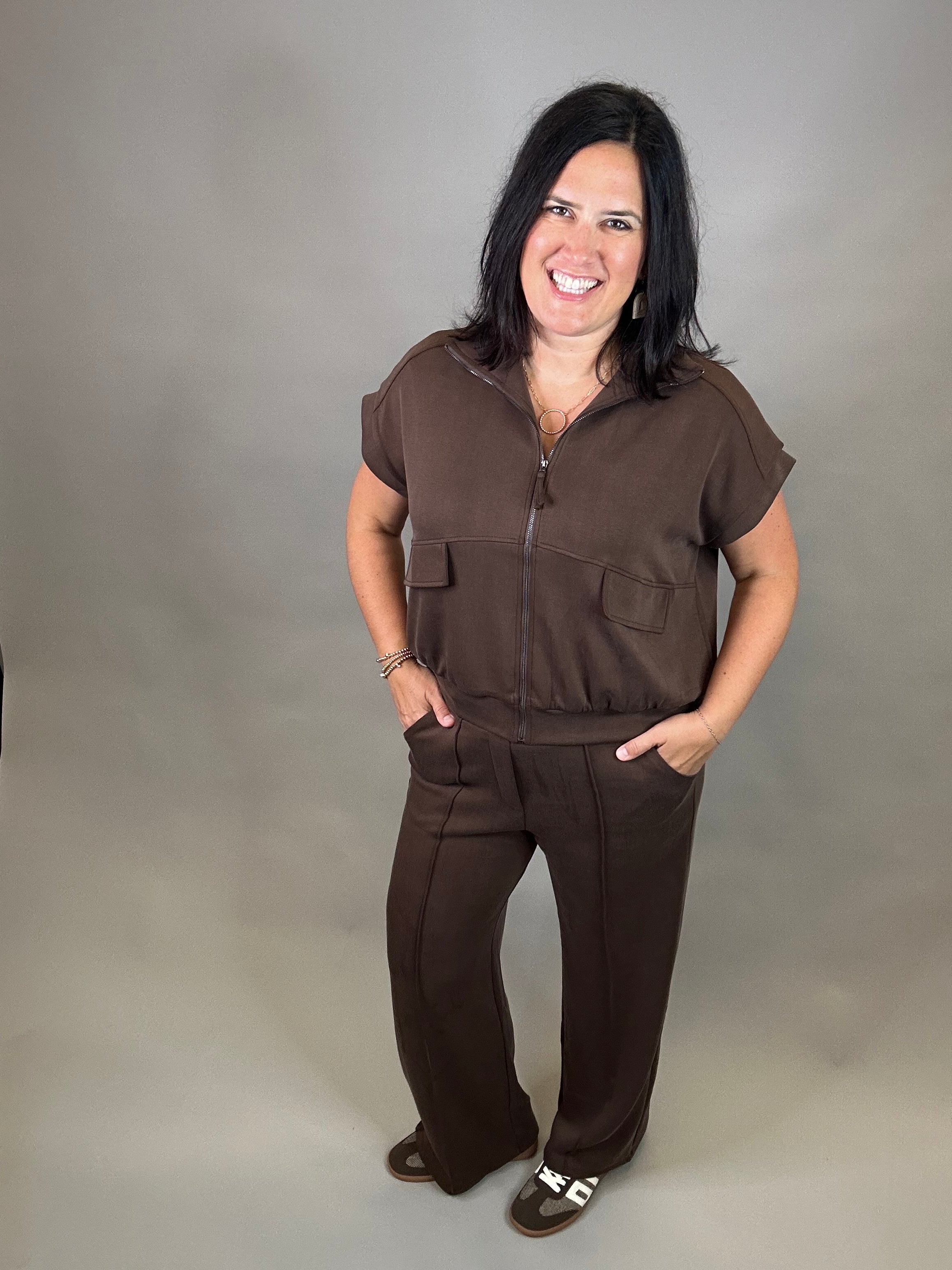 Espresso Modal Pants Bottoms - Pants DOE & RAE