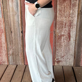 Linen Wide Leg Trousers Bottom- Pants HEM & THREAD