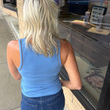 Blue Boa Rib Tank