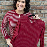 Berry Frannie Reversible Top
