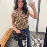 Leopard Sleeveless Sweater
