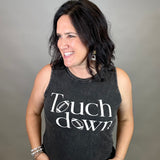 Mineral Black Touchdown Tank Top Tops- Tanks HRT and LUV