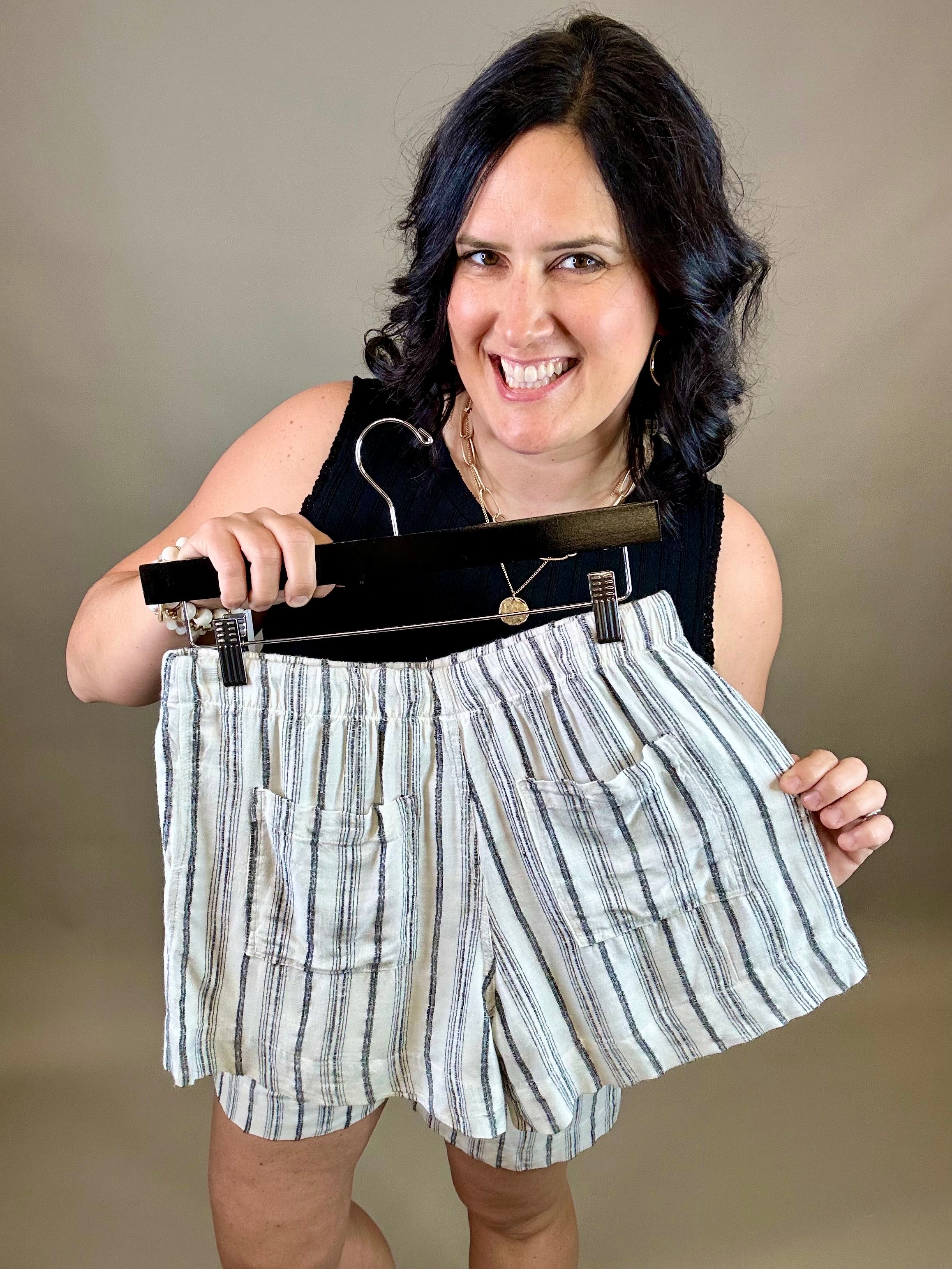 White Black Jane Shorts Bottoms - Shorts THREAD & SUPPLY