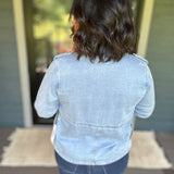 Poloo Blue Flap Jacket Outerwear- Jackets MICA DENIM
