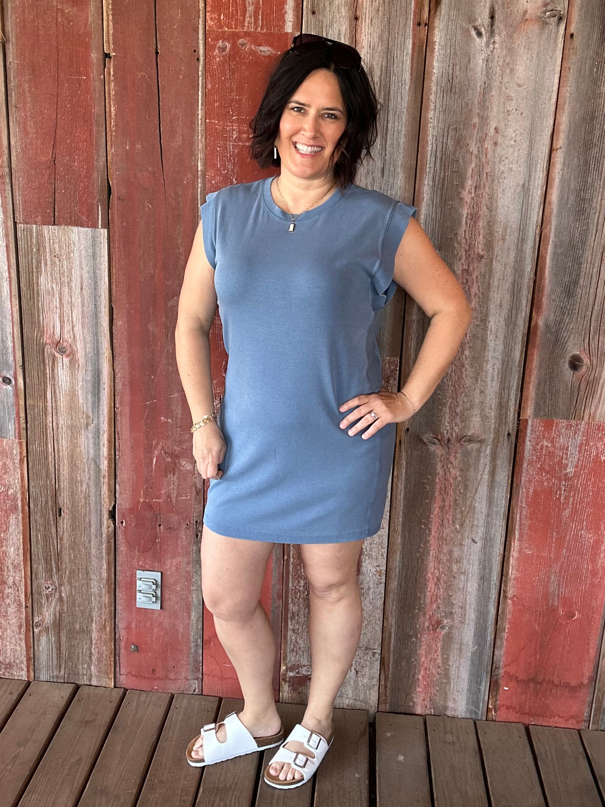 Washed Blue Avelin Dress Dresses THREAD & SUPPLY