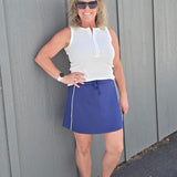 Smoky Navy Skort Bottom- Skirt RAE MODE