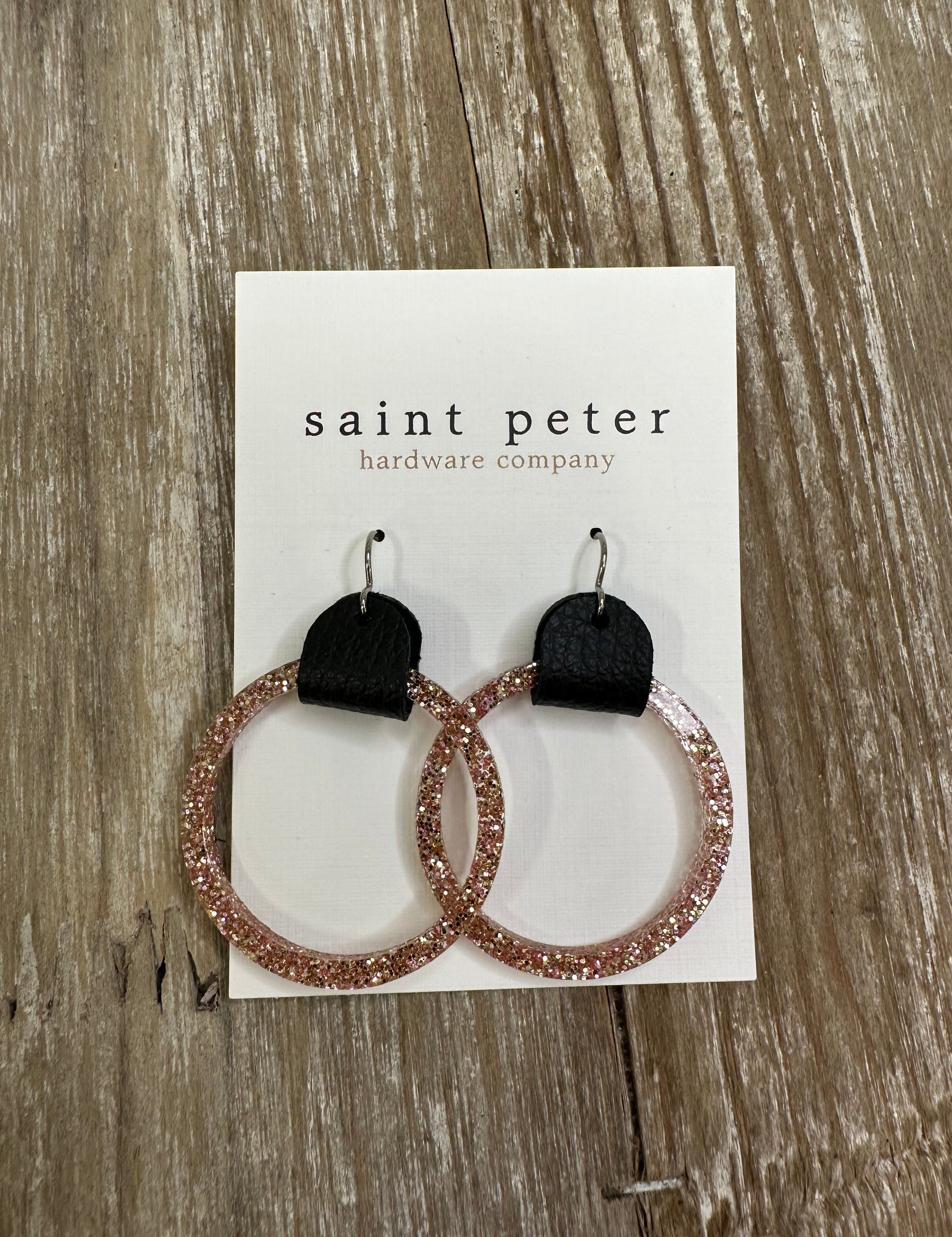 Sparkly Acrylic Earrings Jewelry - Earrings St. Peter hardware